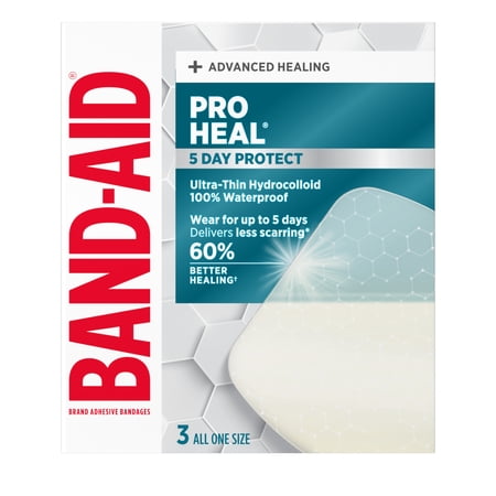 Band-Aid Pro Heal Adhesive Bandages - 3 All One Size by Pasteur Pharmacy