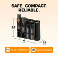 AA/AAA Combo (Black) by Storacell