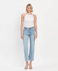 Lina 90's High Rise Ankle Slim Jean by Boutique 23