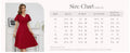 Bridesmay Red V-Neck Fit Flare Dress Women Classic Style XL Size by Deal US