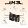 AAA 12 Pack (Black) by Storacell