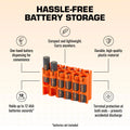 AAA 12 Pack (Orange) by Storacell