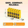 AAA 12 Pack (Yellow) by Storacell
