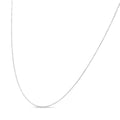 .925 Sterling Silver 0.7mm Slim and Dainty Unisex 18" Inch Ball Bead Chain Necklace by Bids.com
