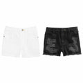 Epic Threads Big Girls Ripped Cotton Denim Shorts by Vanessa Jane