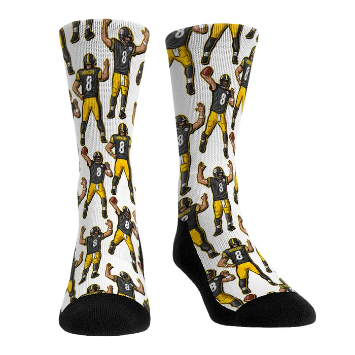 Aaron Rodgers - Pittsburgh Steelers - Celebration by Rock 'Em Socks