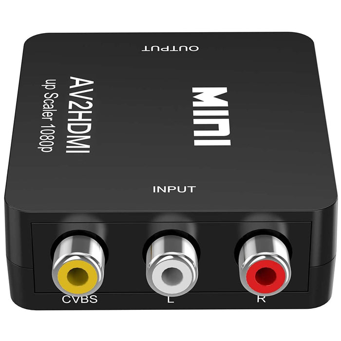 ABLEWE 1080P Mini RCA Composite CVBS Video Audio Converter Adapter by DailySale