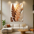 Abstract Autum Leaves Wall Art by Tailored Canvases
