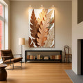 Abstract Autum Leaves Wall Art by Tailored Canvases