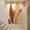 Abstract Autum Leaves Wall Art by Tailored Canvases