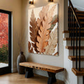 Abstract Autum Leaves Wall Art by Tailored Canvases