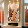 Abstract Autum Leaves Wall Art by Tailored Canvases