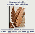 Abstract Autum Leaves Wall Art by Tailored Canvases