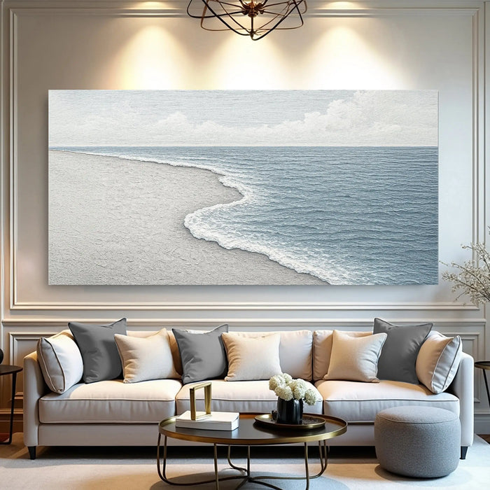 Abstract Beach Shore Wall Art by Tailored Canvases