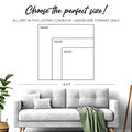 Abstract Black & White Wall Sculpture Wall Art by Tailored Canvases