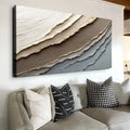 Abstract Earth Tones Wall Art by Tailored Canvases