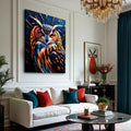 Abstract Owl Wall Art by Tailored Canvases