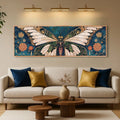 Abstract Vintage Butterfly Wall Art by Tailored Canvases