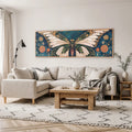 Abstract Vintage Butterfly Wall Art by Tailored Canvases
