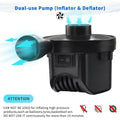 AC DC12V Electric Air Pump Inflator with 3 Nozzle by DailySale