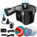 AC DC12V Electric Air Pump Inflator with 3 Nozzle by DailySale
