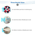 AC DC12V Electric Air Pump Inflator with 3 Nozzle by DailySale