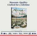 Accept, Let Go, And Have Faith Sign by Tailored Canvases