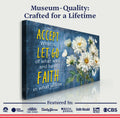 Accept, Let Go, And Have Faith Sign II by Tailored Canvases