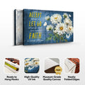 Accept, Let Go, And Have Faith Sign II by Tailored Canvases