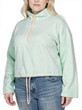 Full Circle Trends Trendy Plus Size Bungee-Hem Sweatshirt, Size 3X by Vanessa Jane