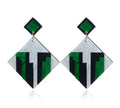 Acrylic Earrings by Duma Mbili LLC