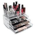 2-Pack: Acrylic Makeup Organizer Cosmetic Jewelry Display Box by DailySale