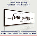 Act Justly Love Mercy Walk Humbly Faith Sign III by Tailored Canvases