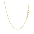 14k Yellow Gold Necklace with Interlocking Petite Rectangles by Bids.com