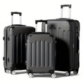 3-Piece Hard Shell Luggage Set with TSA Lock – 20/24/28 Inch 360° Spinner Wheels by DailySale