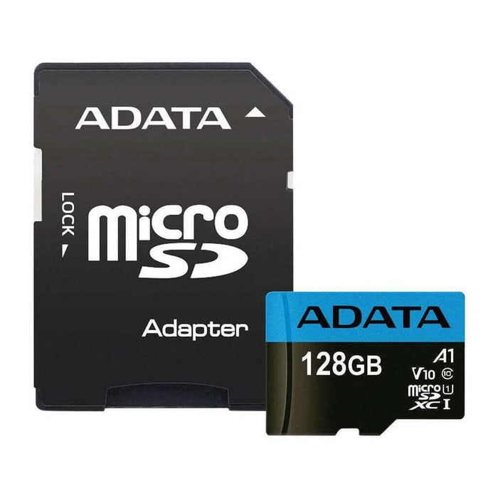 ADATA Memory Card 128GB Class 10 MicroSD with Adapter for Smartphones/Tablets (Refurbished) by DailySale