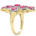 1.98 Carat Genuine Ruby .925 Sterling Silver Ring by Bids.com