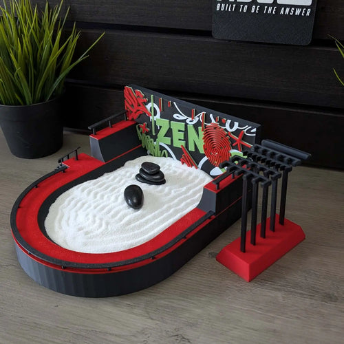 ADG42 Desktop Skatepark Zen Garden with Graffiti by Active Doodie Gear­®
