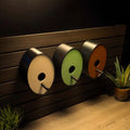 ADG42 Ellipse Modern Earth Tone Birdhouse with Easy Maintenance Clean Out by Active Doodie Gear­®