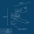 ADG42 Fuck Around Find Out Street Sign Wall Decor by Active Doodie Gear­®
