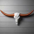 ADG42 Low-Poly Large Steer Skull and Horns | Wall Decor by Active Doodie Gear­®