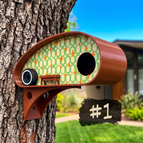 ADG42 Mid-Century Birdhouses | Retro RV Park Collection by Active Doodie Gear­®