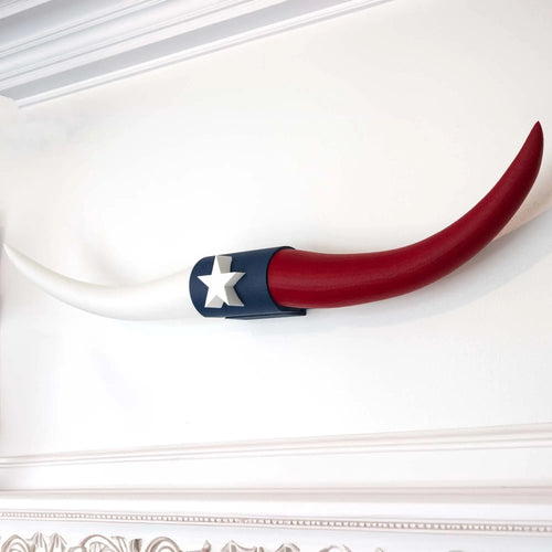 ADG42 Texas Flag Steer Horns Themed Decor by Active Doodie Gear­®