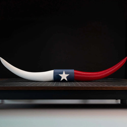 ADG42 Texas Flag Steer Horns Themed Decor by Active Doodie Gear­®