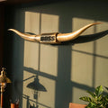 ADG42 The Boss Gold Steer Horns | Home Office by Active Doodie Gear­®