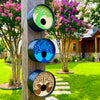 ADG42 Tranquil Tree Modern Round Birdhouses with Easy Maintenance Clean
