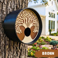 ADG42 Tranquil Tree Modern Round Birdhouses with Easy Maintenance Clean Out by Active Doodie Gear­®