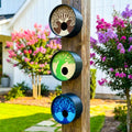 ADG42 Tranquil Tree Modern Round Birdhouses with Easy Maintenance Clean Out by Active Doodie Gear­®