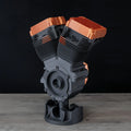 ADG42 V-Twin Engine Display - Black and Copper by Active Doodie Gear­®