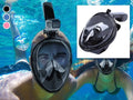 Adjustable Full-Face Snorkel with Attachment for Sports Camera by DailySale